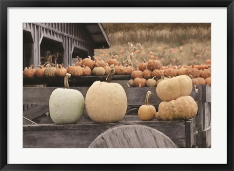 Framed Autumn Pumpkin Harvest Print