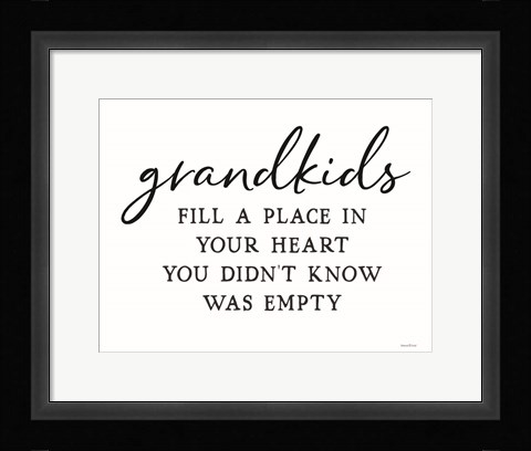 Framed Grandkids Print