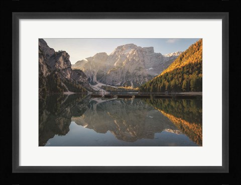 Framed Mountain Reflections Print