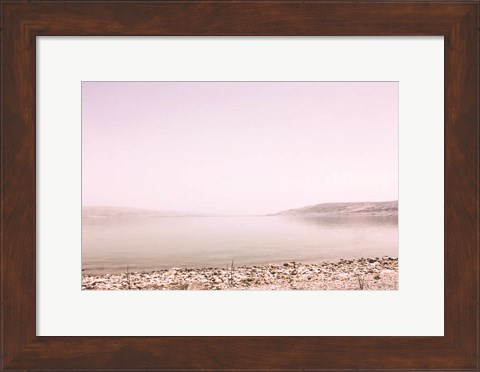 Framed Pastel Sea I Print