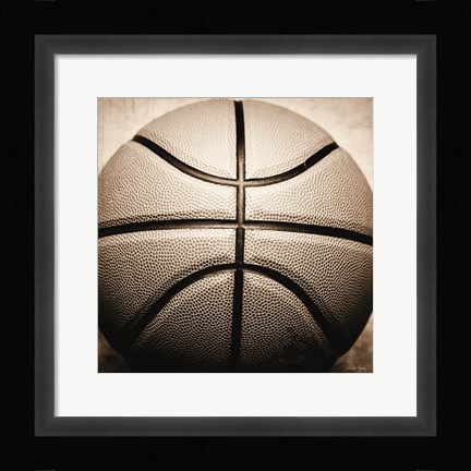 Framed Vintage Basketball Print