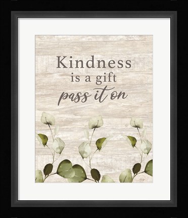 Framed Kindness Gift Print