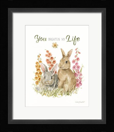 Framed Hop on Spring IX Print