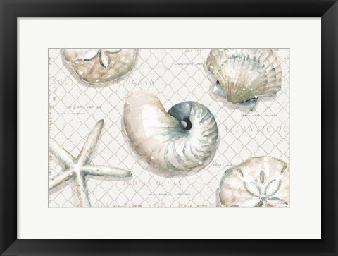 Framed Ocean View I Print