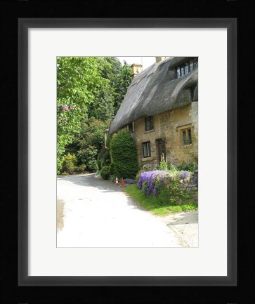 Framed English Cottage Print