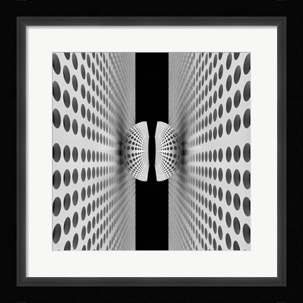 Framed Corridor of Ball Print