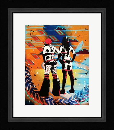 Framed Burner Girls Print