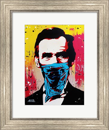 Framed Lincoln, Patriot Thug Print