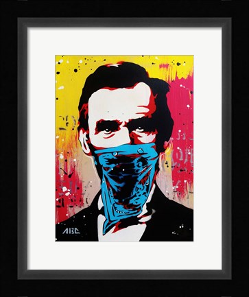 Framed Lincoln, Patriot Thug Print