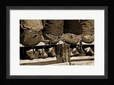 Framed Wranglers Print