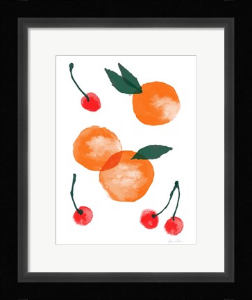 Framed California Fruit Print