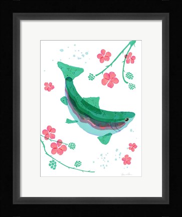 Framed Creek Life Print