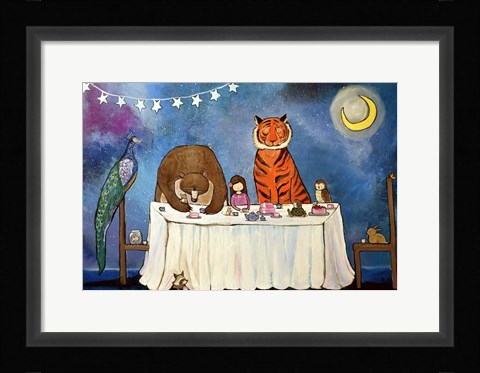 Framed Cake and Tea Print