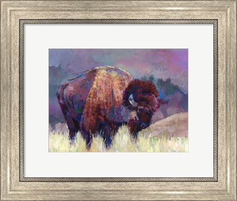 Framed Buffalo Roam Print