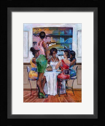 Framed Book Club III Print