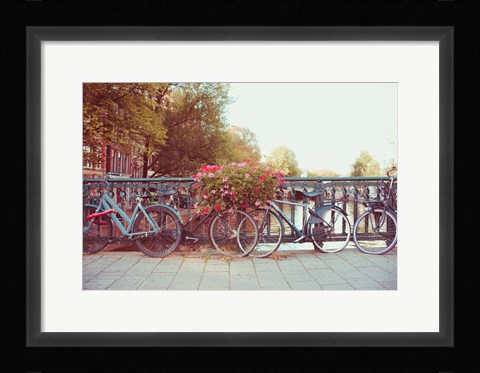 Framed Amsterdam Bikes No. 1 Print