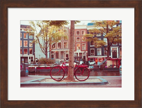 Framed Amsterdam Bikes No. 2 Print