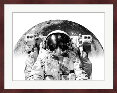 Framed Modern Astronaut No. 2 Print