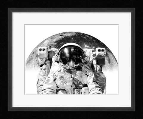 Framed Modern Astronaut No. 2 Print