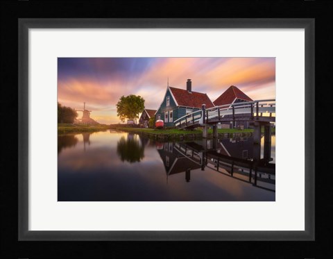 Framed Zaanse Schans Print
