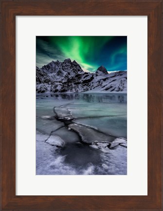 Framed Green Sky Print