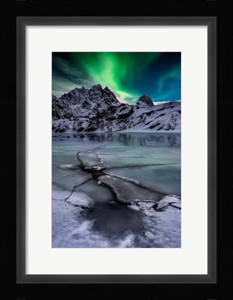 Framed Green Sky Print
