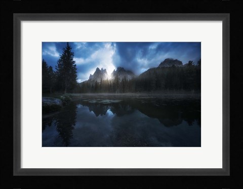 Framed Break Through Print