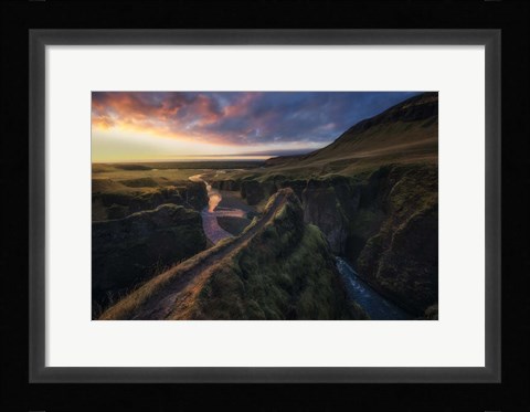 Framed Flowing Print