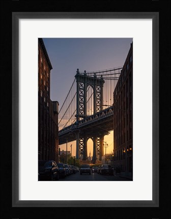 Framed Bridge View Print