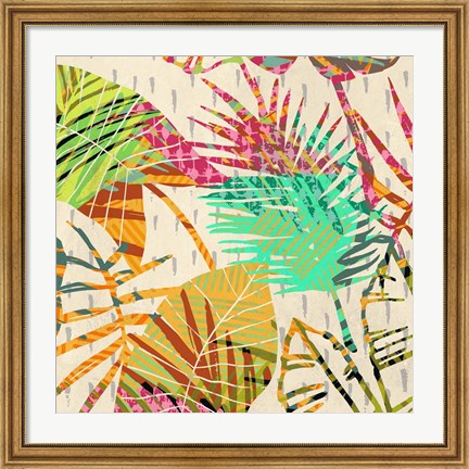Framed Palm Festoon I Print