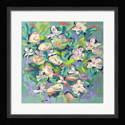 Framed Waterlily Pond Print