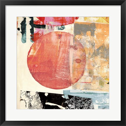 Framed Pop Love #2 (Sun) Print