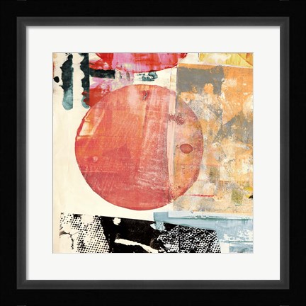 Framed Pop Love #2 (Sun) Print