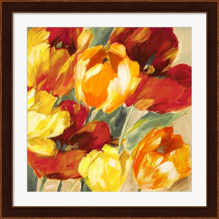 Framed Tulips in the Sun II Print