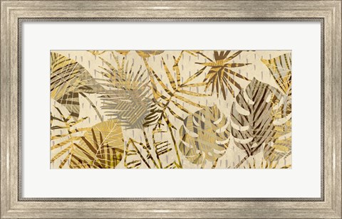 Framed Golden Palms Print