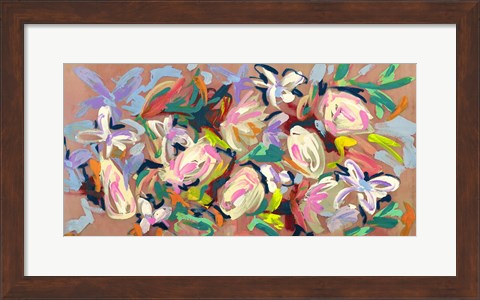 Framed Happy Waterlilies Print