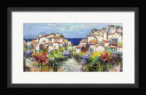 Framed Borgo sul Mare Print