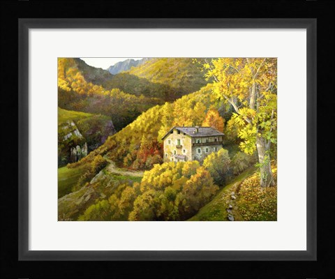 Framed Casa Tra i Monti Print