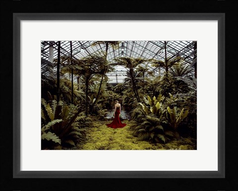 Framed Unconventional Womenscape #2, Jardin d'Hiver Print