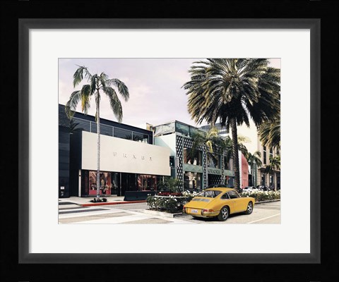 Framed Rodeo Drive, Beverly Hills, California Print