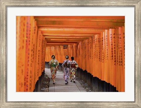 Framed Fushimi Inari Shrine, Kyoto Print