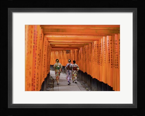 Framed Fushimi Inari Shrine, Kyoto Print