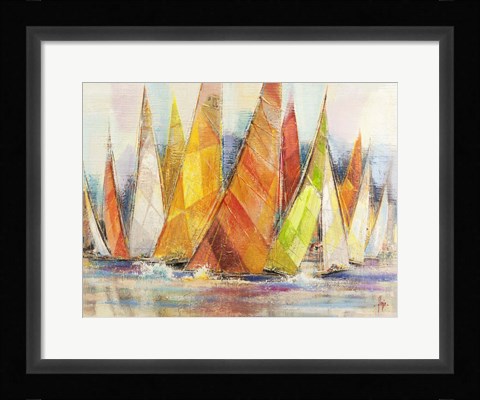 Framed Regata di Colori Print