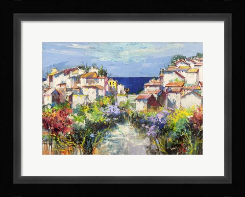 Framed Borgo sul Mare (detail) Print