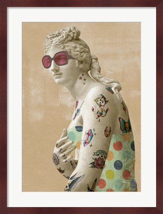Framed Tattooed Venus Print