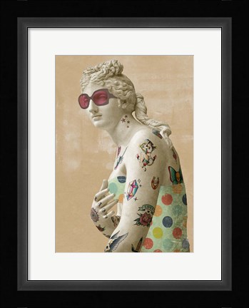 Framed Tattooed Venus Print