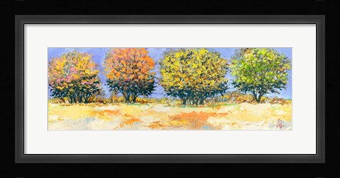 Framed Alberi in Estate Print
