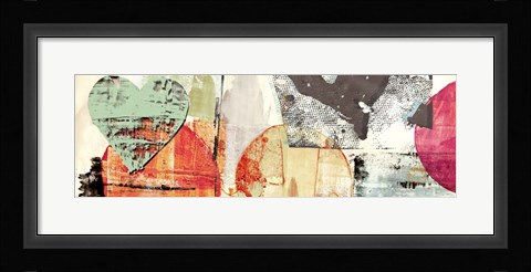 Framed Pop Love #1 (detail) Print