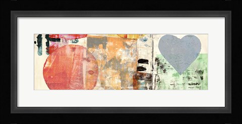 Framed Pop Love #2 (detail) Print