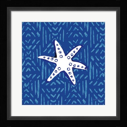 Framed Salty Waves X Print